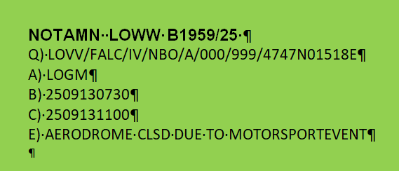 NOTAM