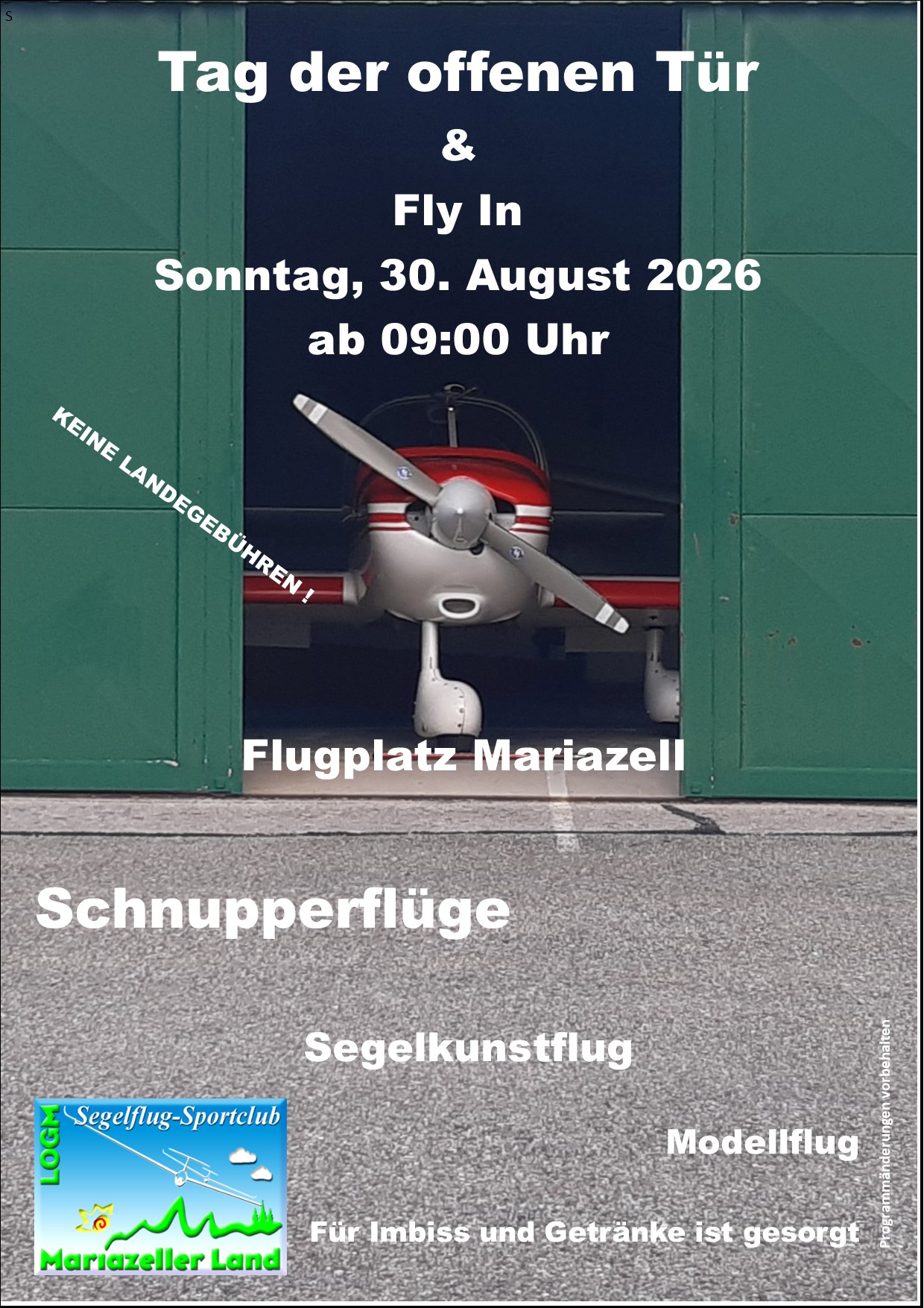 Tag der offenen Tür 30.08.2026