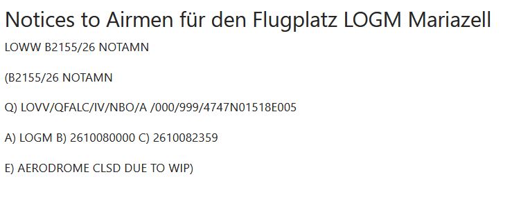 NOTAM